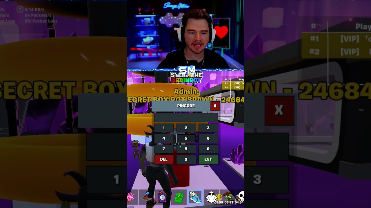 SECRET Machine Luck Boost CODE in Fortnite STEAL THE BRAINROT #fortnite #brainrot