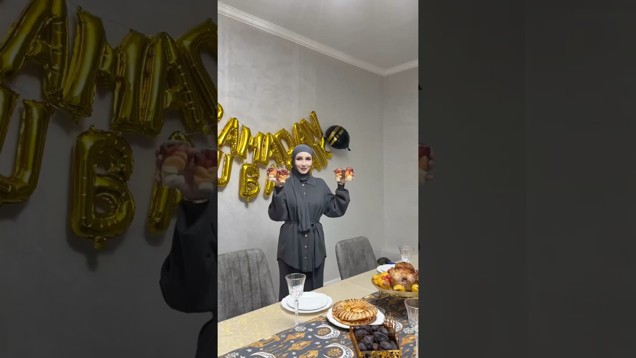 Узбекская невестка приготовила несколько блюд и фруктовый десерт на ифтар. Рамадан 2026