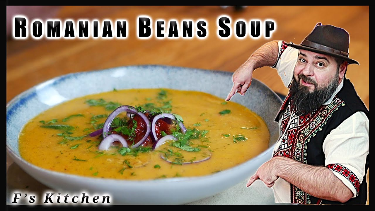 Creamy Beans Soup with Smoked Bacon and Red Onion - F's Kitchen