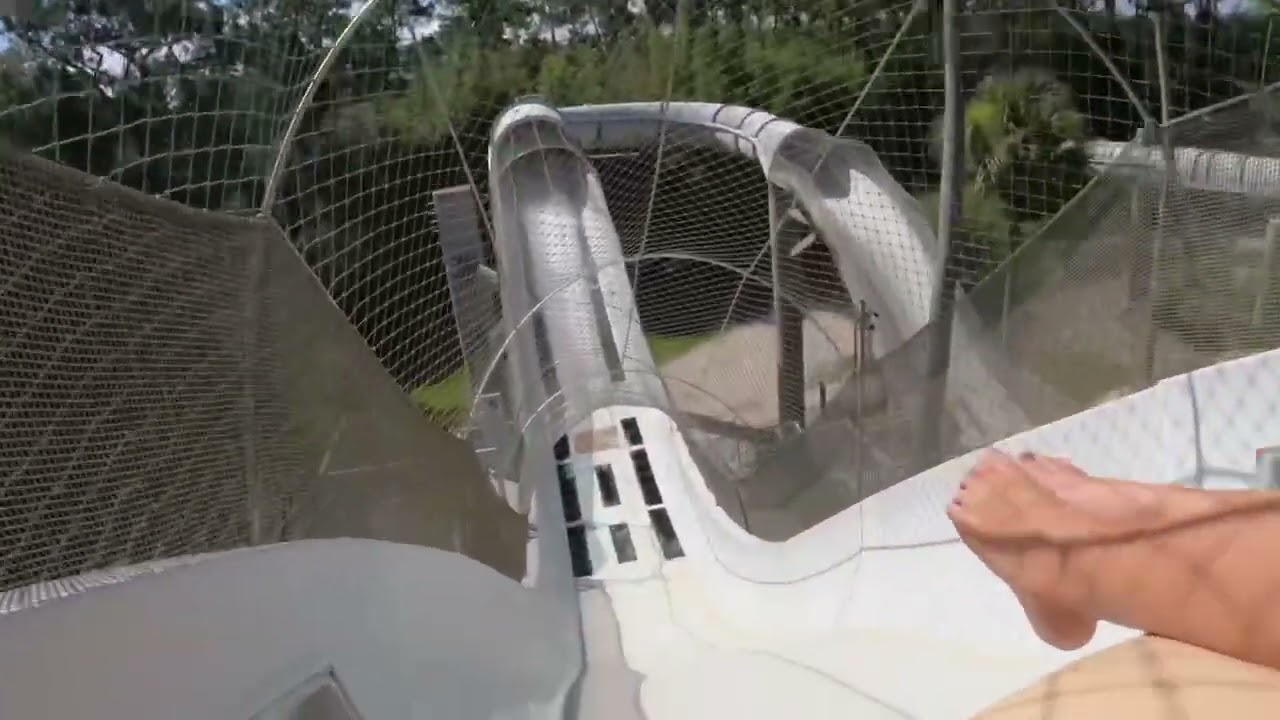 typhoon lagoon water coaster and Humonga cowabunga 5k pov