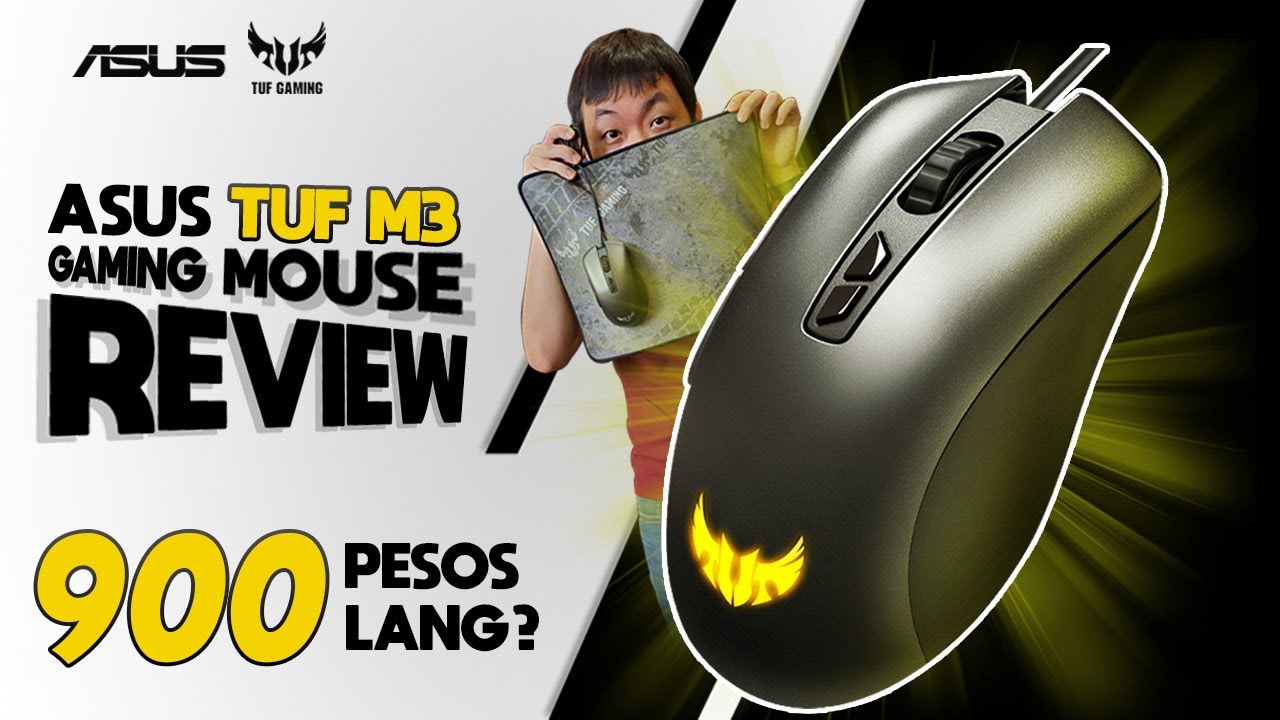 Asus TUF M3 Review Gaming Mouse with Aura Sync (Tagalog)