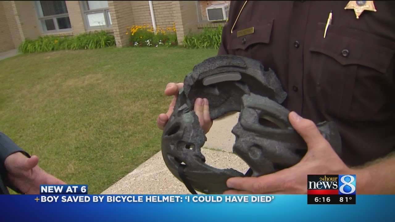 Boy after crash: ‘I could have died’ without bike helmet
