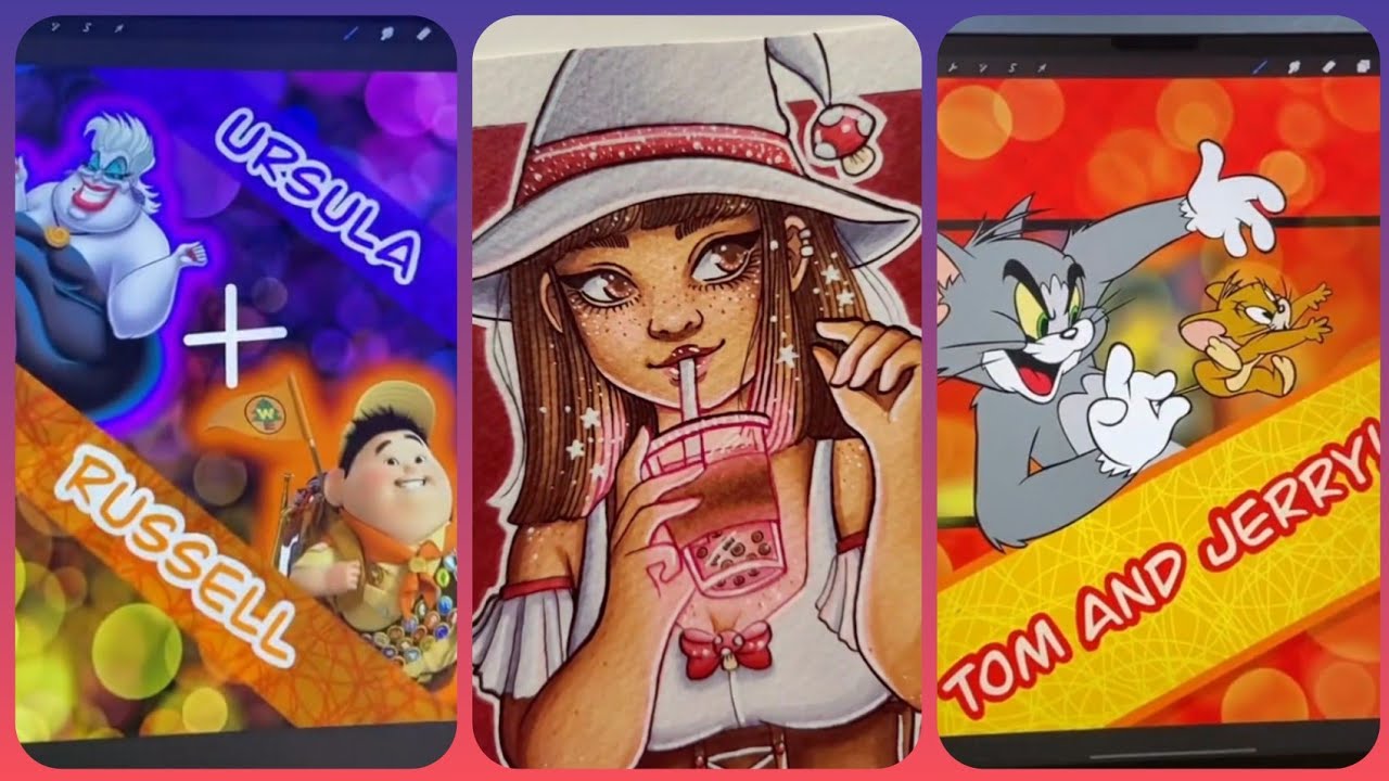 Audity Draws and Creative Carrah | TikTok Art Compilation