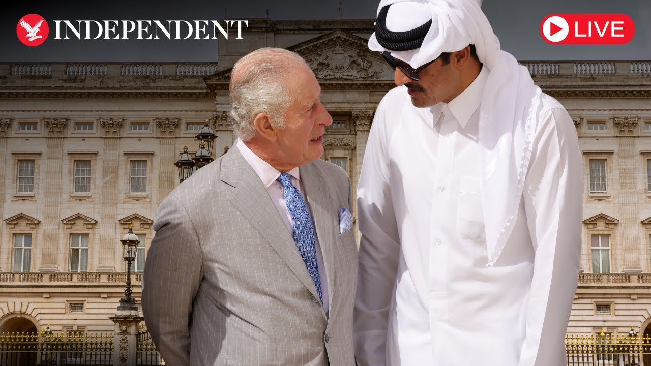 Live: King welcomes Emir of Qatar to Buckingham Palace for state visit
