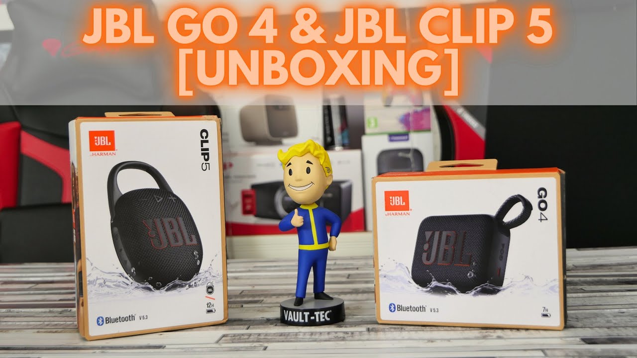JBL GO 4 & JBL CLIP 5 - unboxing i pierwsze wrażenia