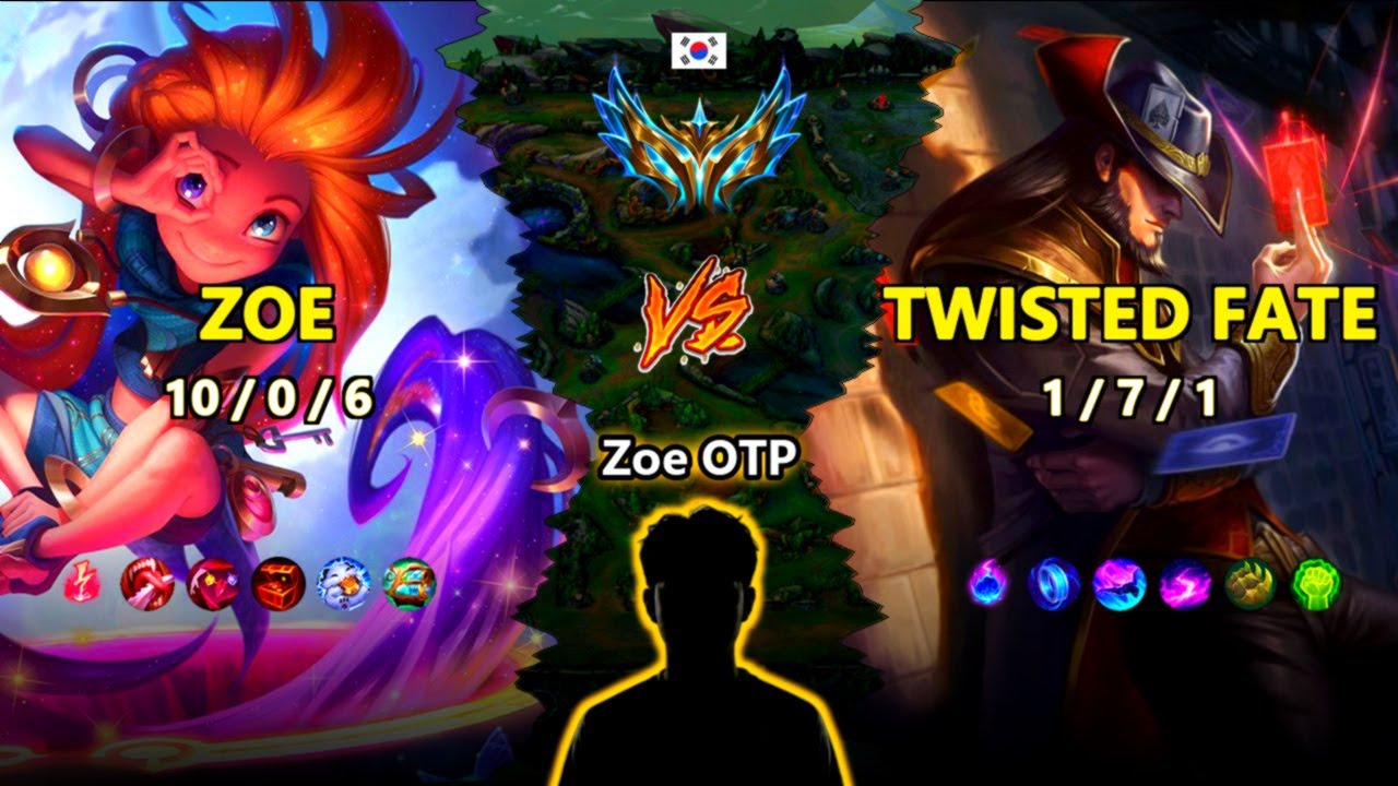 Best Zoe OTP | Zoe MID vs TwistedFate | Patch 26.1 | 2026-01-19 | LoL Replay