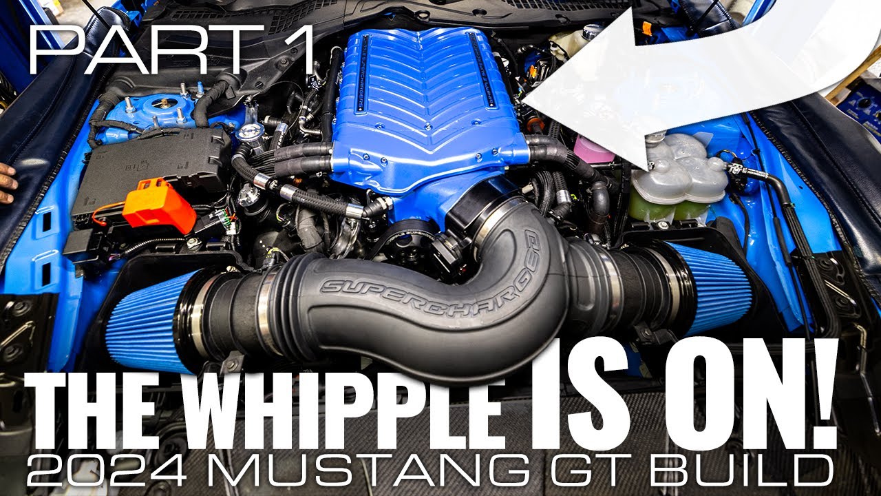 The Whipple IS ON! - Supercharged 2024 Ford Mustang Build - Part 1