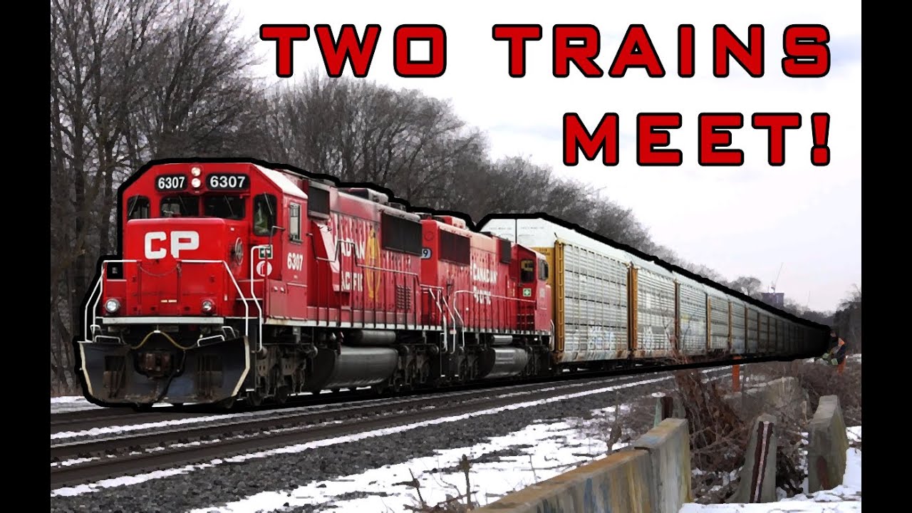 4K HD: Two Trains at Summerhill!