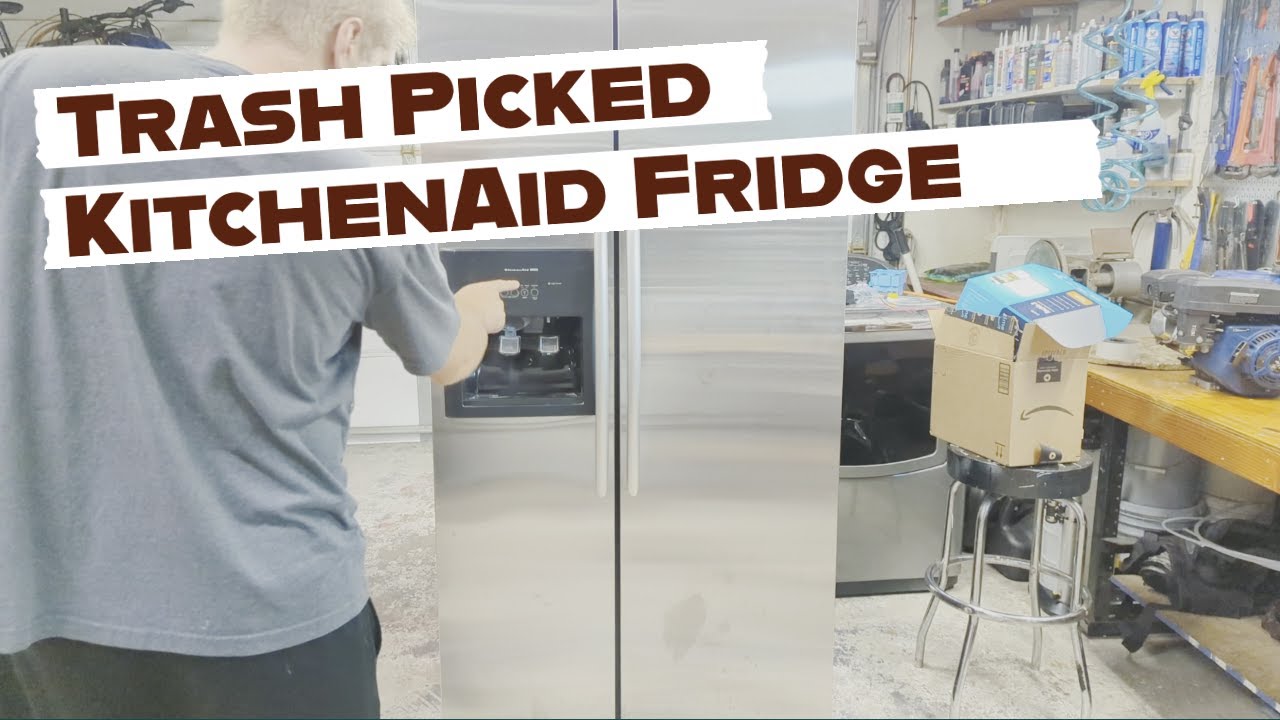 Trash Picked KitchenAid Superba Fridge, Fixed for under $1