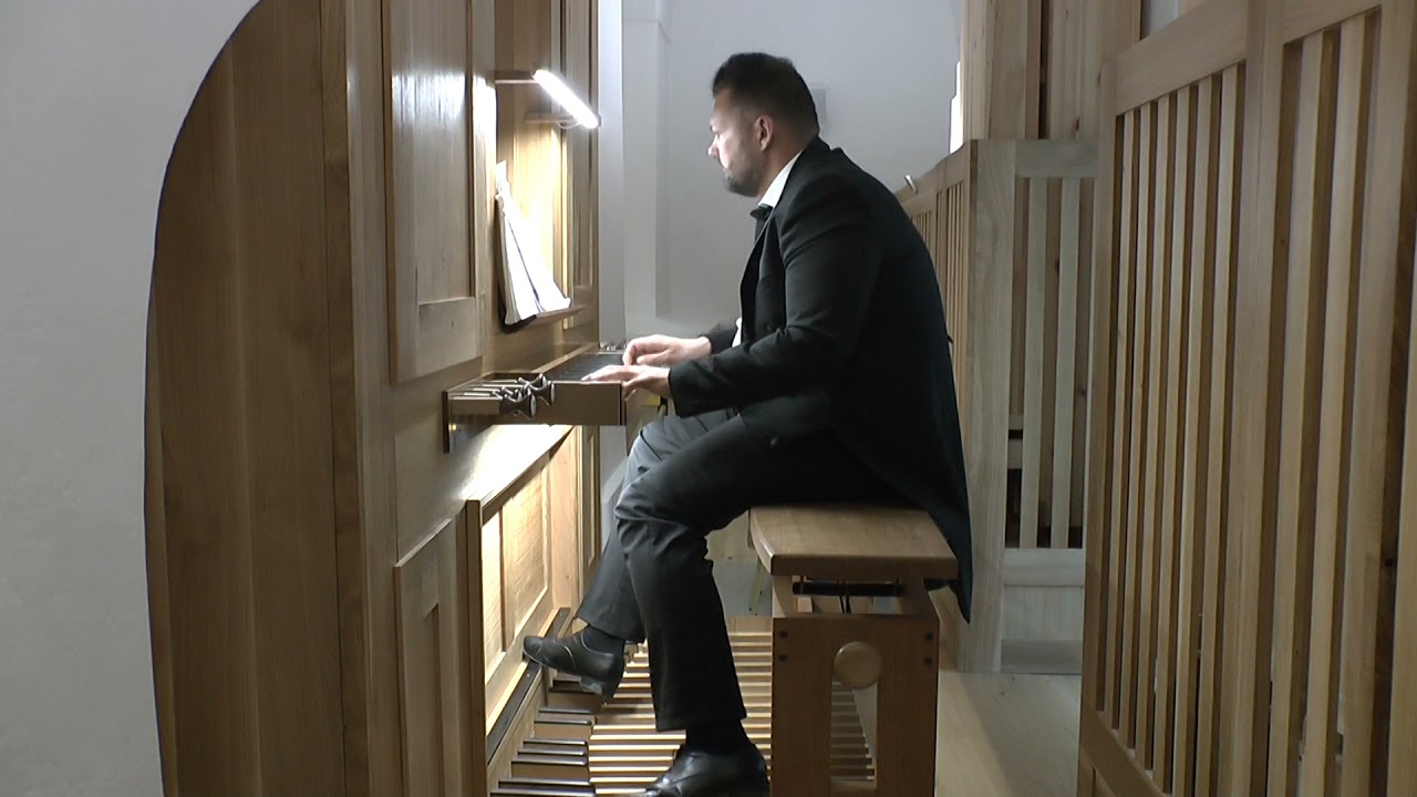 Koncert organistu Istvána Nagya v kostole v novej vsi nad žitavou 17.10.2021