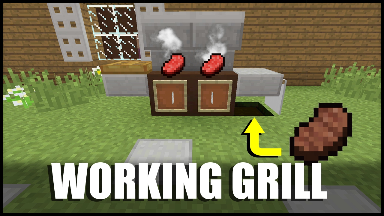 How to Make a Working Grill in Minecraft