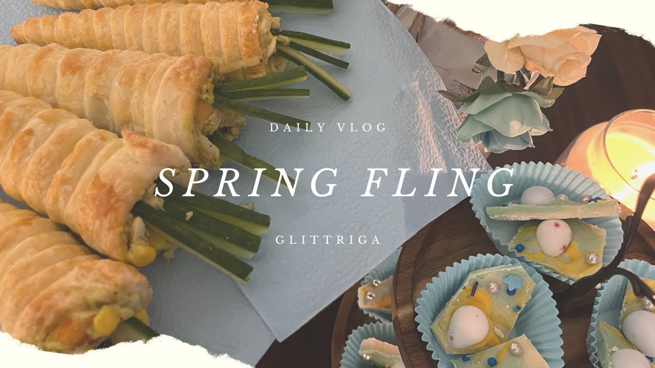 Spring Fling: DIY Easter Chocolate Barks & Prawn Surimi Salad Carrot Crescents!