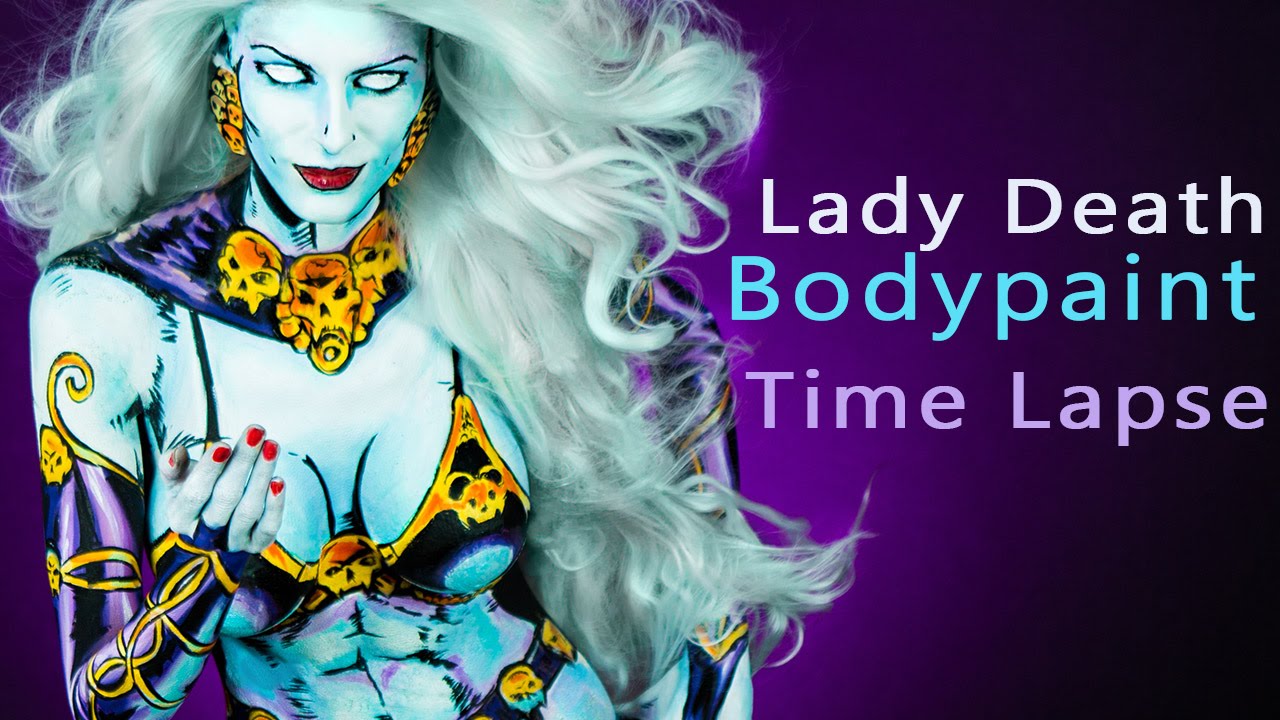Lady Death Body Paint Timelapse