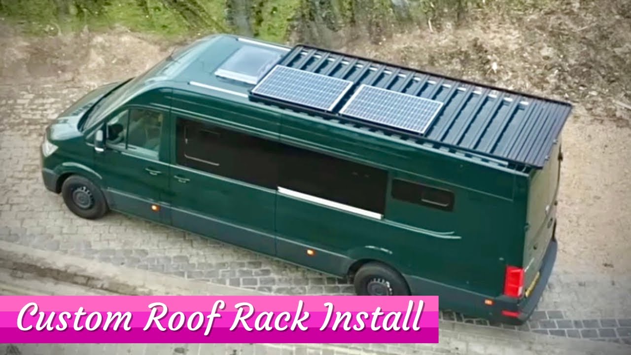 **Обновление VW Crafter Camper** Установка индивидуального багажника на крышу