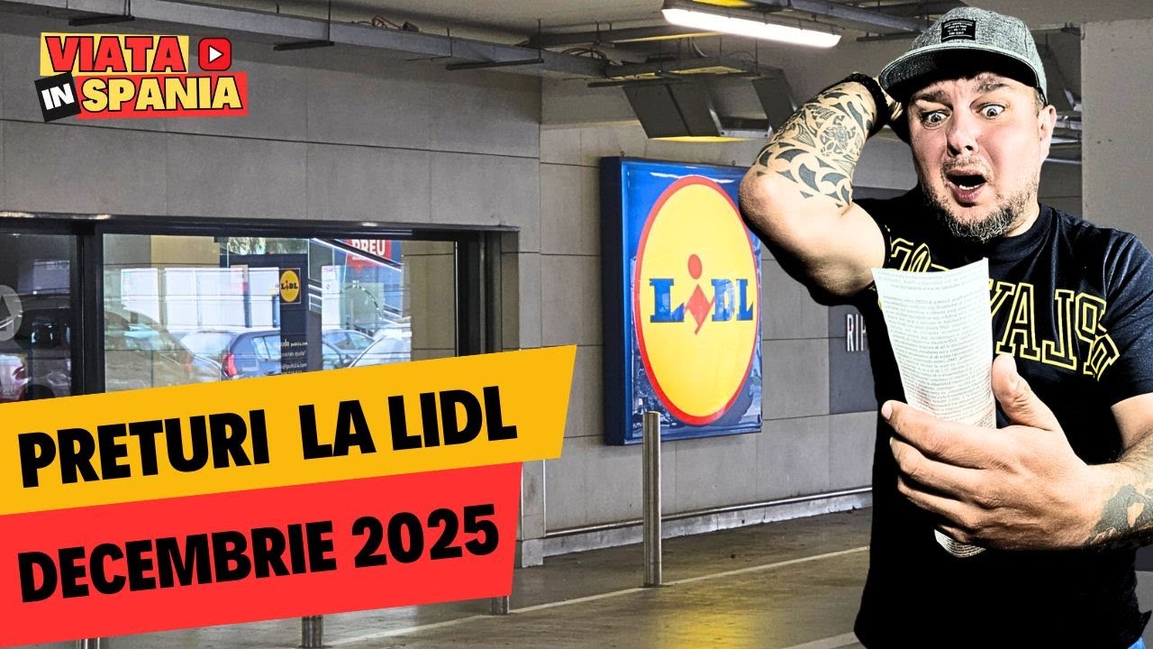 INCREDIBIL! Preturile la LIDL SPANIA  in Decembrie 2025. Merita sa emigrezi in Spania in 2026 ?🇪🇸