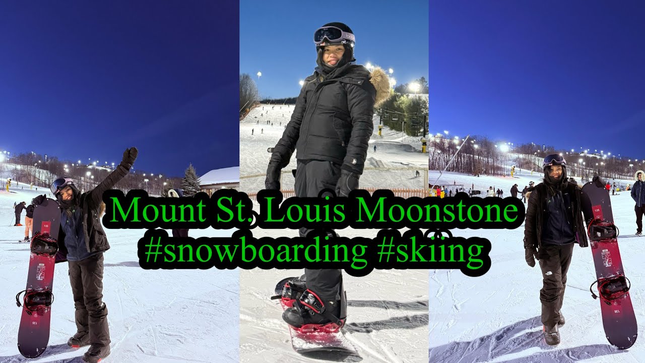 Snowboarding and Skiing at Mount St Louis Moonstone.