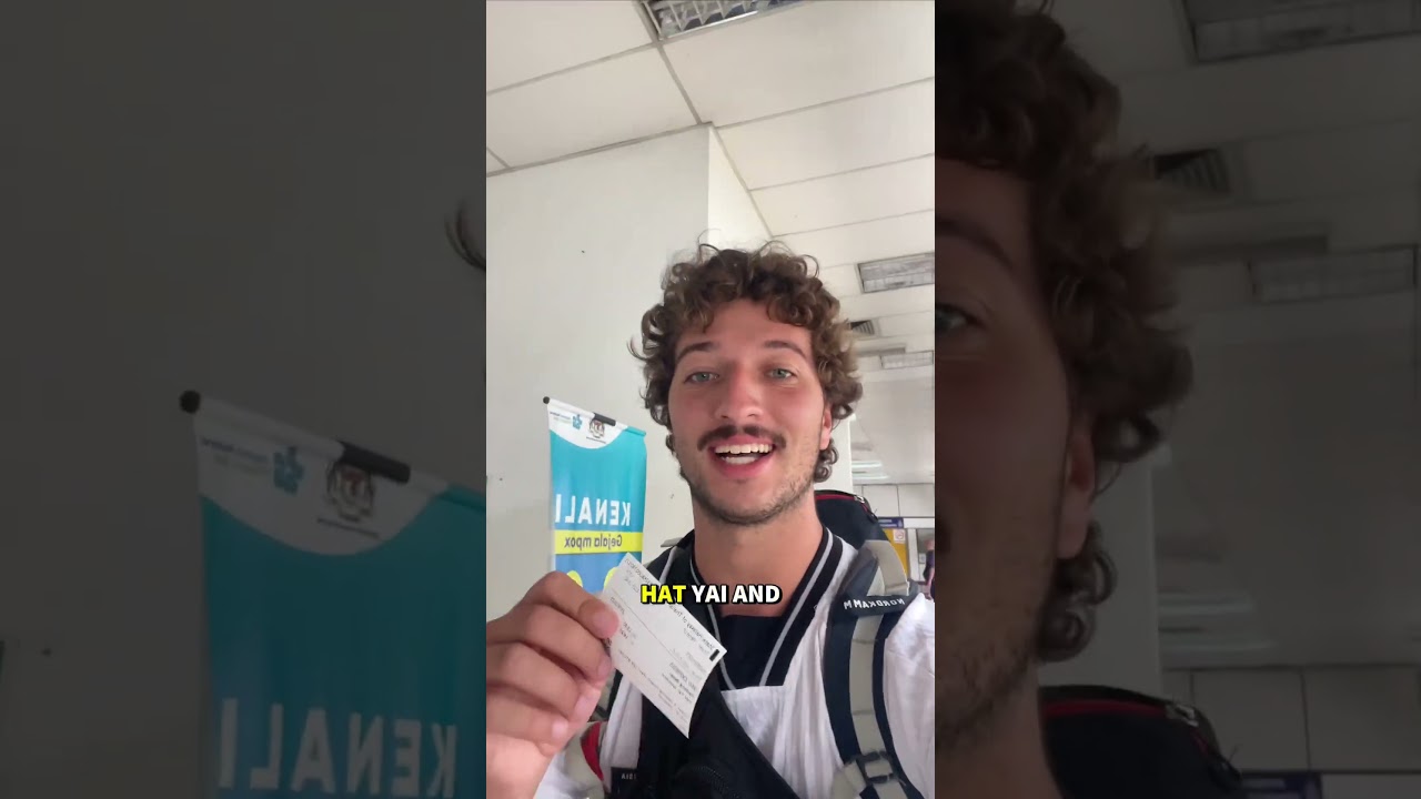 Из Малайзии в Таиланд на поезде! #danielchaseslife #budgettravel #solotravel #backpacking
