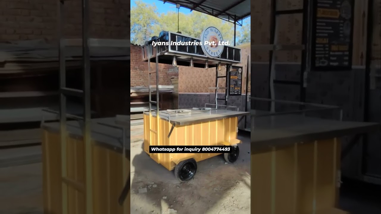Waffle Cart Design Lucknow Food Cart Street Food Cart Manufacturer Best Food Cart Makers Push Cart