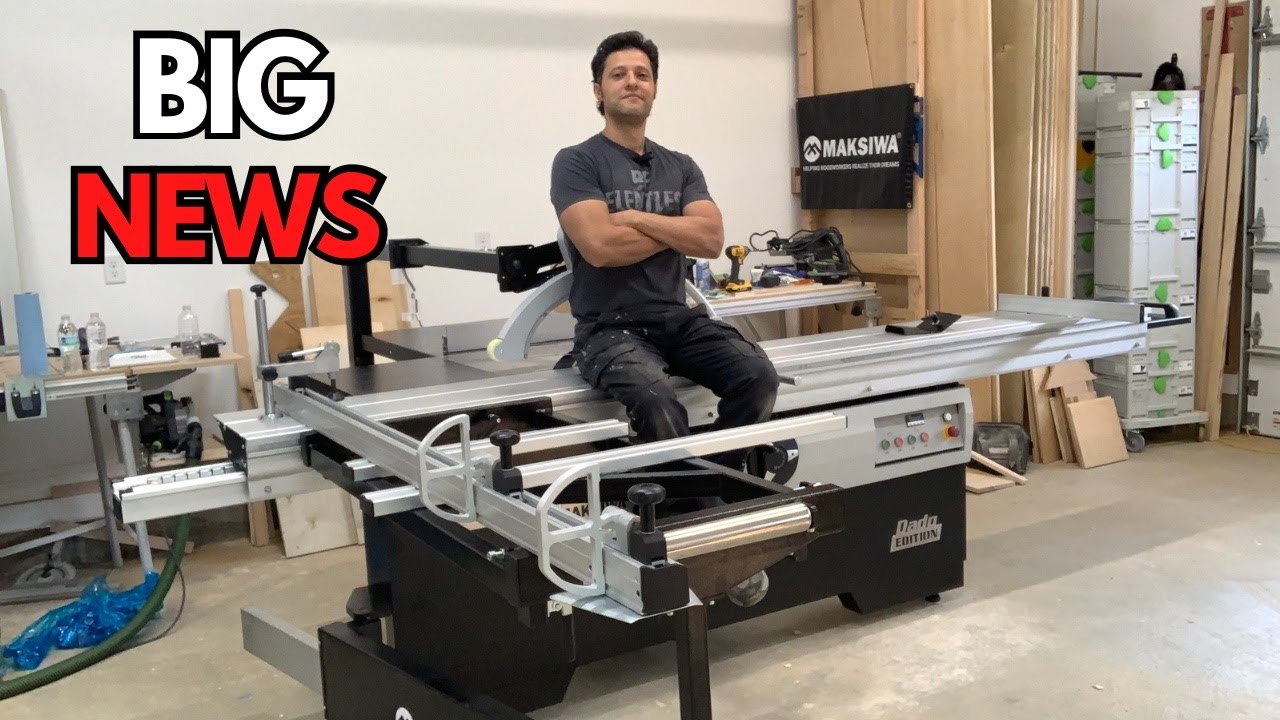My new Maksiwa sliding table saw, BMS 3200 IR
