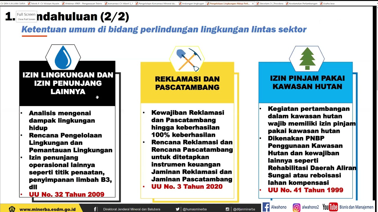 PENGELOLAAN LINGKUNGAN HIDUP PERTAMBANGAN