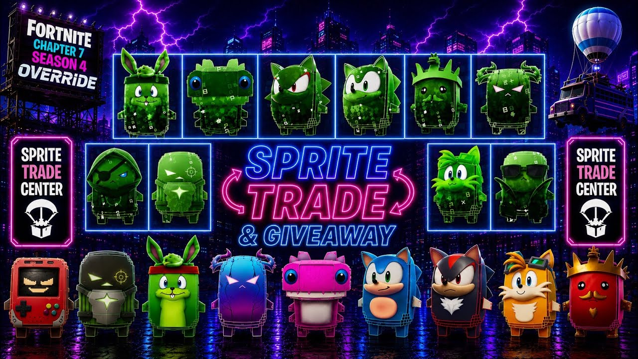 LIVE SPRITE TRADE & GIVEAWAYS