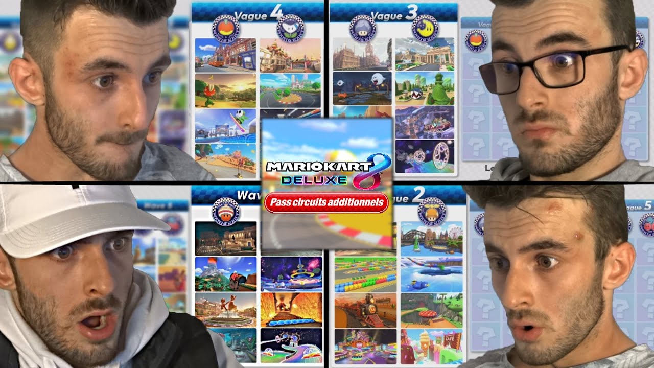 Réaction à TOUS LES TRAILERS du DLC de Mario Kart 8 Deluxe !