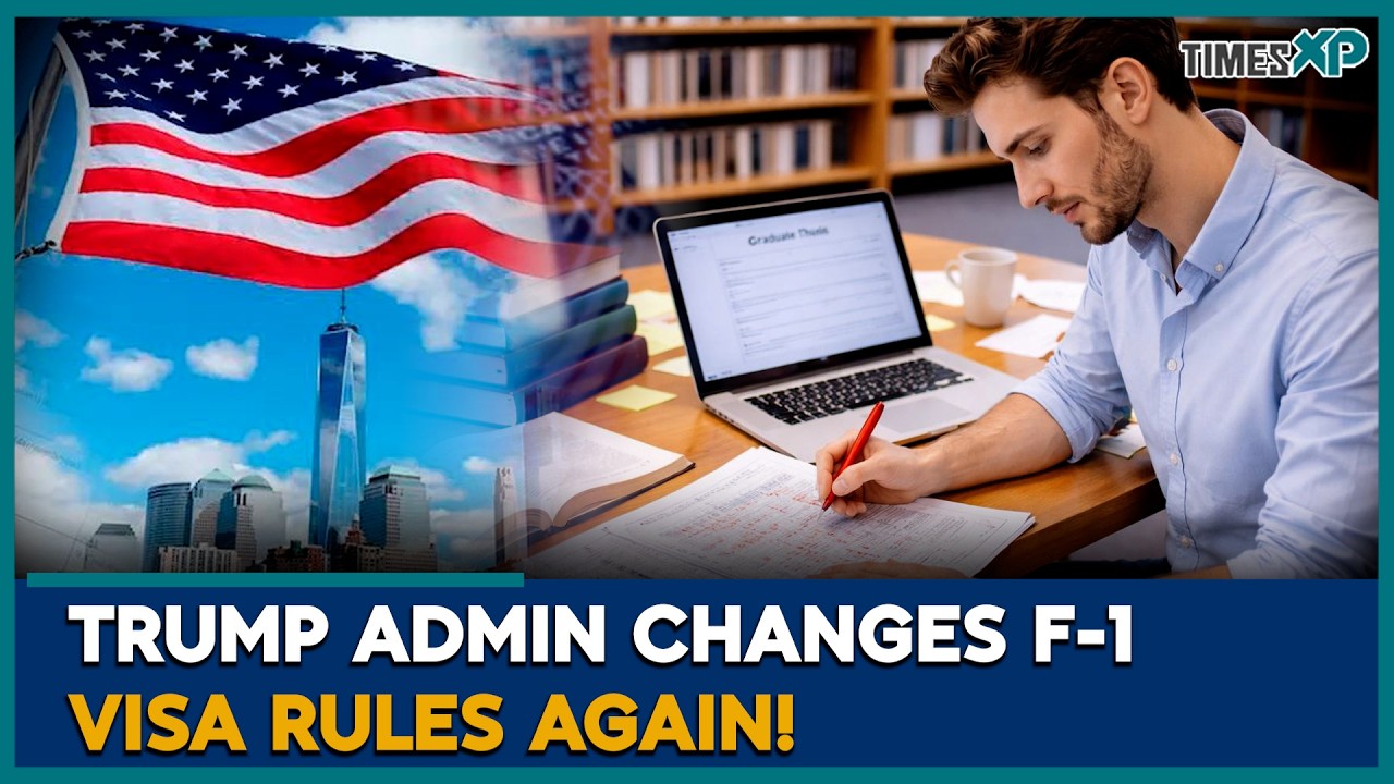 Trump Changes F-1 Visa Rules, Indian Students On Alert | Indians In U.S