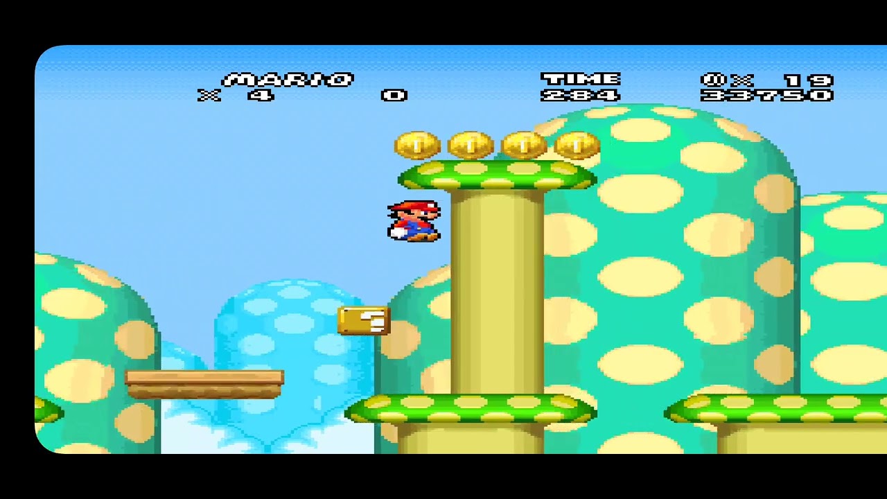 Playing a Super Mario World hack
