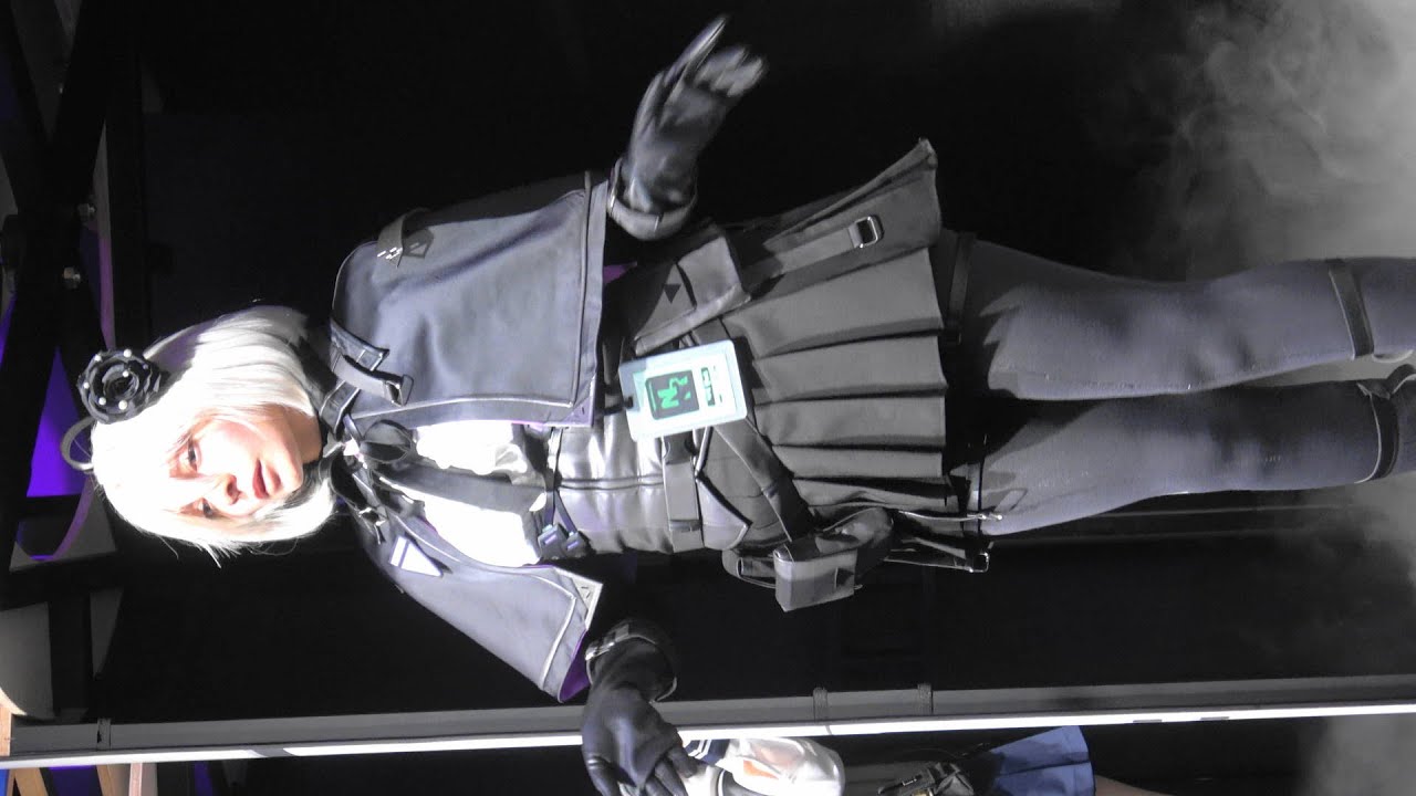 東京ゲームショウ2025 カオスゼロナイトメアブース レノア/くろは コスプレコンパニオン 4K