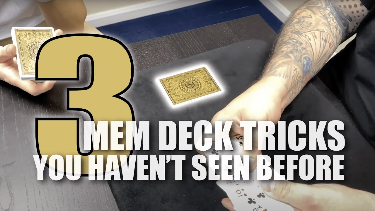 3 Mem Deck Tricks You Haven't Seen Before | Magic Stuff With Craig Petty