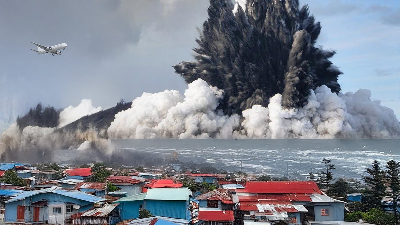 Mass Evacuation in Philippines! Taal Volcano Erupts in Batangas, Massive Ash Cloud Rises