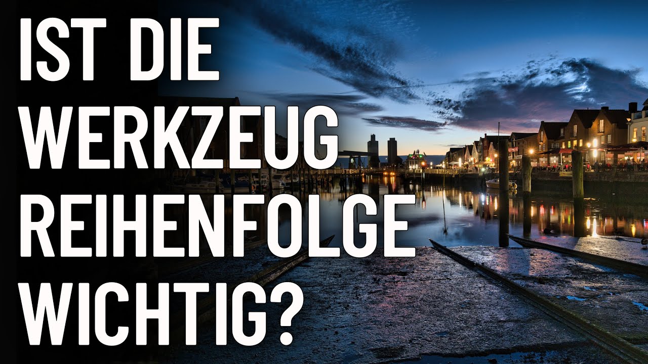 Luminar NEO  ✳  Ist die Werkzeugreihenfolge wichtig?