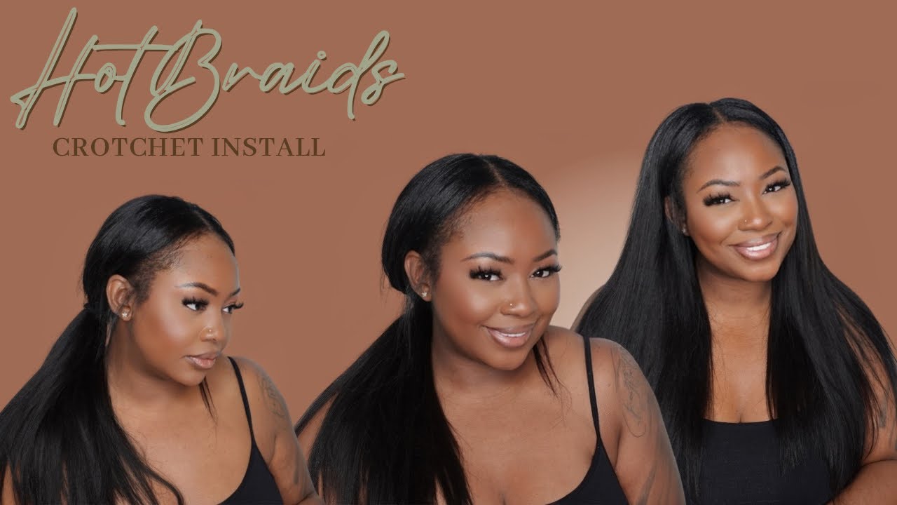 Метод плетения крючком из натуральных волос! Легкая текстура яки | HOTBRAIDS