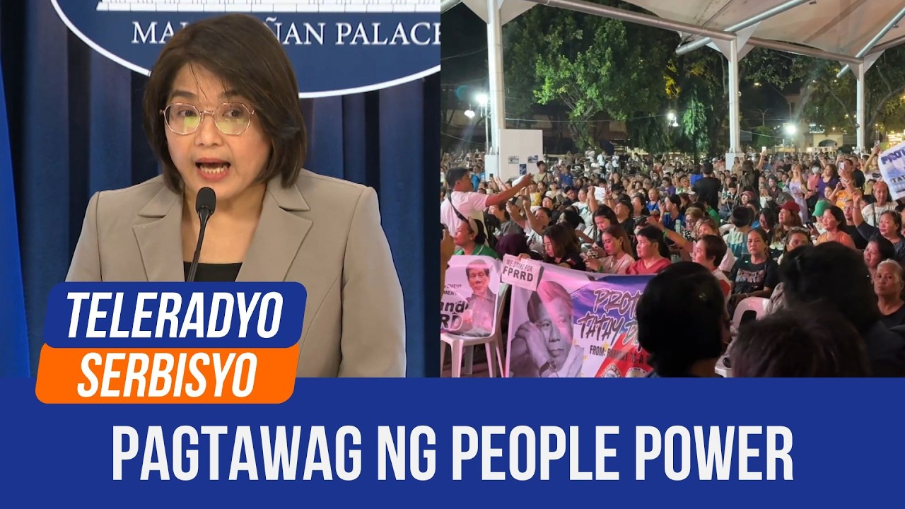 Palace slams Duterte supporters' call for people power | Teleradyo Serbisyo (12 March 2025)