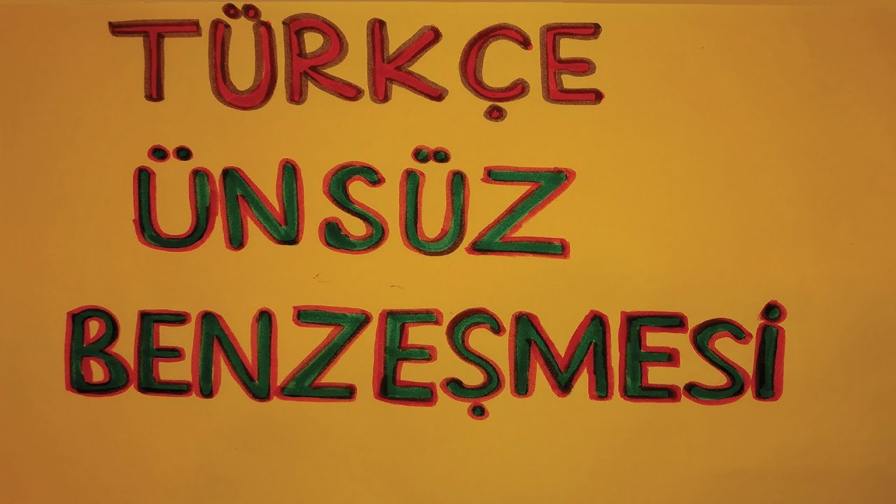Türkçe Dersi - Ünsüz Benzeşmesi (Ünsüz Sertleşmesi)  | Kurallar - Örnekler |Ayrıntılı Anlatım
