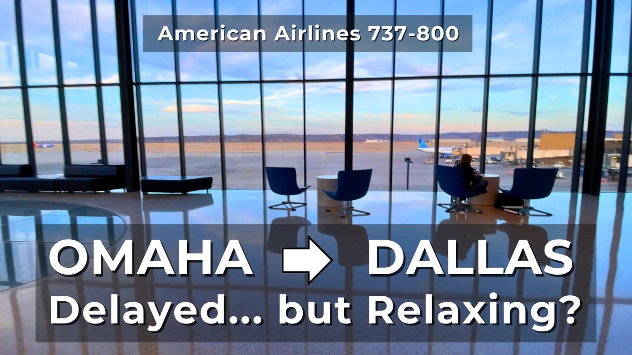 American Airlines 737-800 First Class - OMA to DFW - Trip Report - Relaxing Night Flight