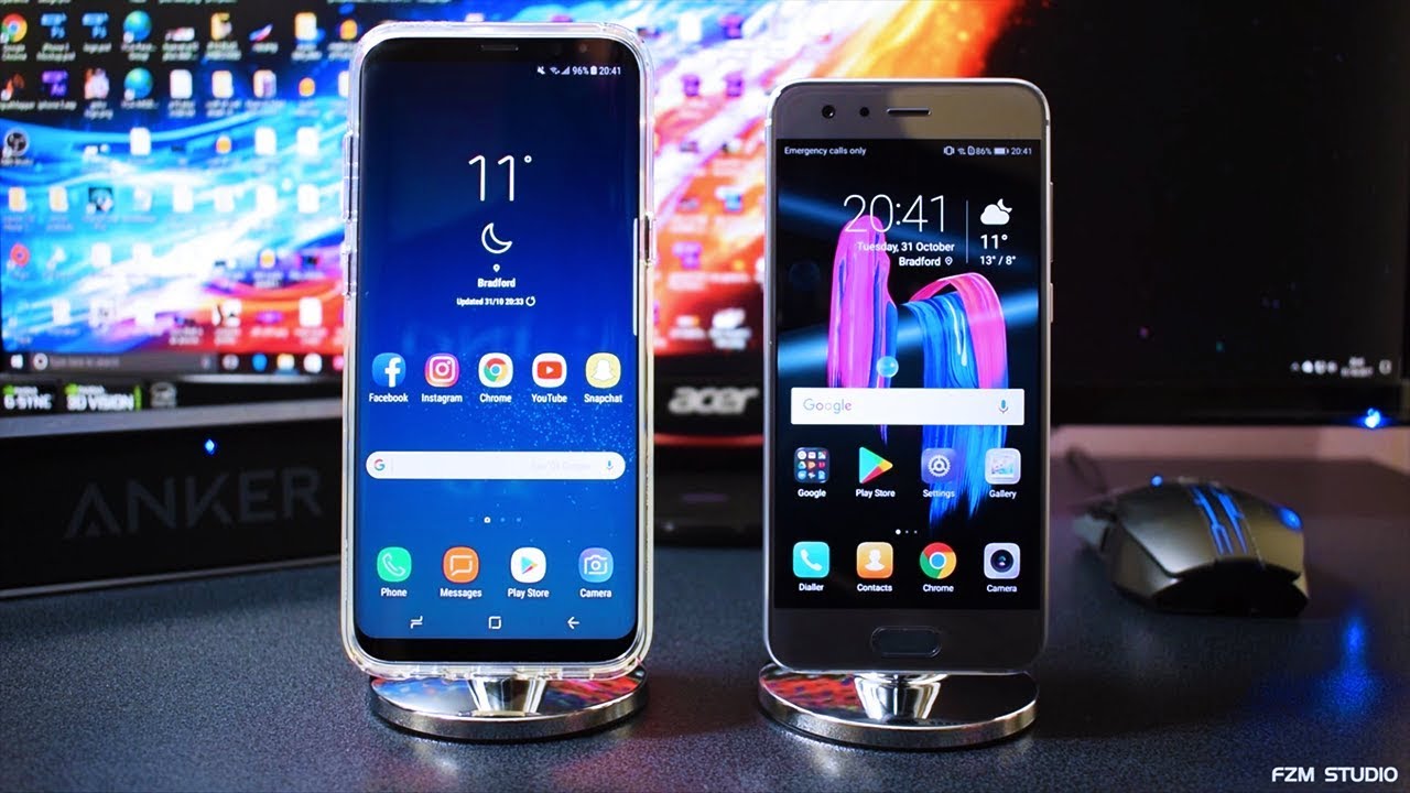 Samsung Galaxy S8 Plus VS Huawei Honor 9 - Speed Test