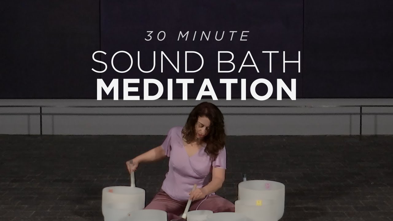 30-Minute Crystal Bowl Sound Bath Meditation | Rothko Chapel
