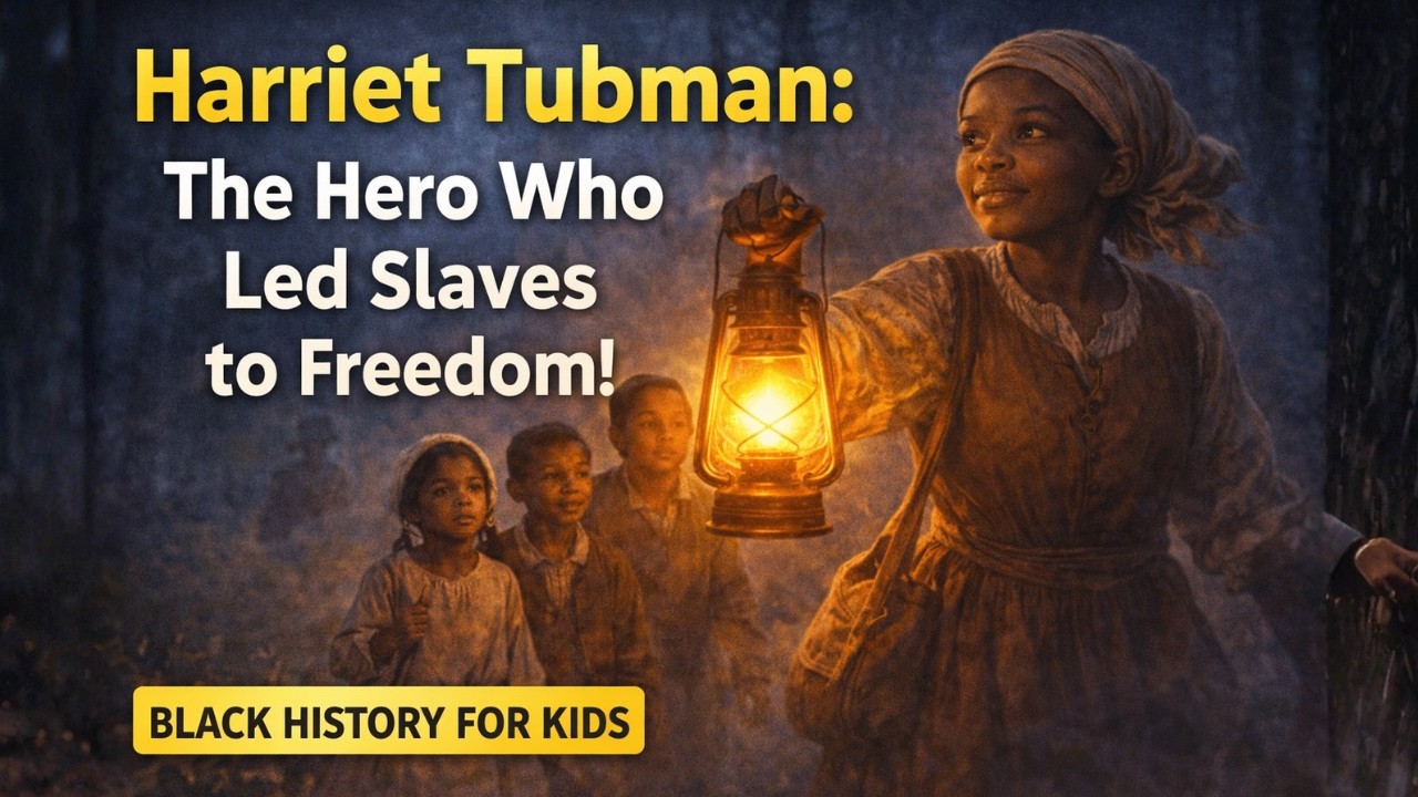 Harriet Tubman: The Courageous Hero Who Led Slaves to Freedom | Black History for Kids