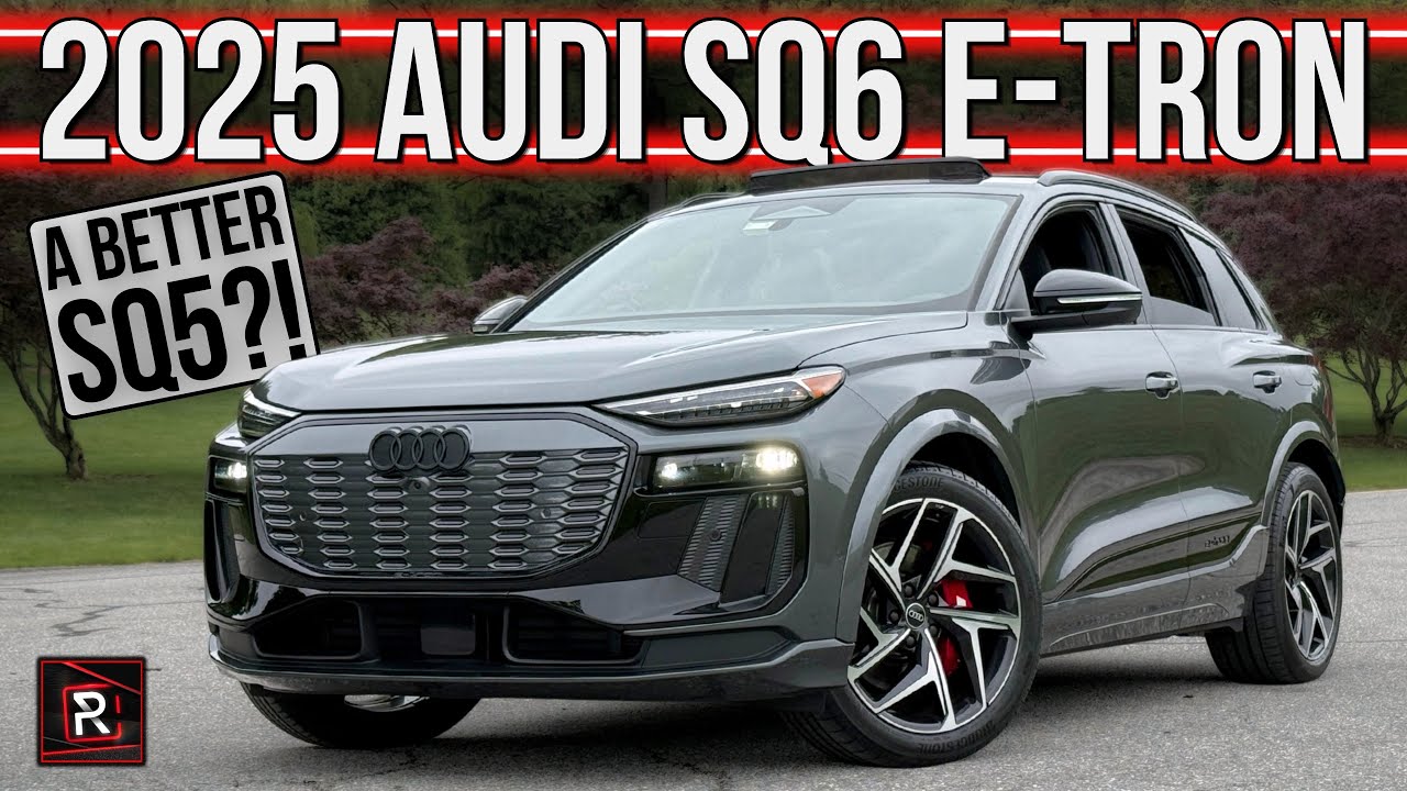 The 2025 Audi SQ6 e-tron Is A Faster & More Powerful Electric SQ5 With Porsche Roots