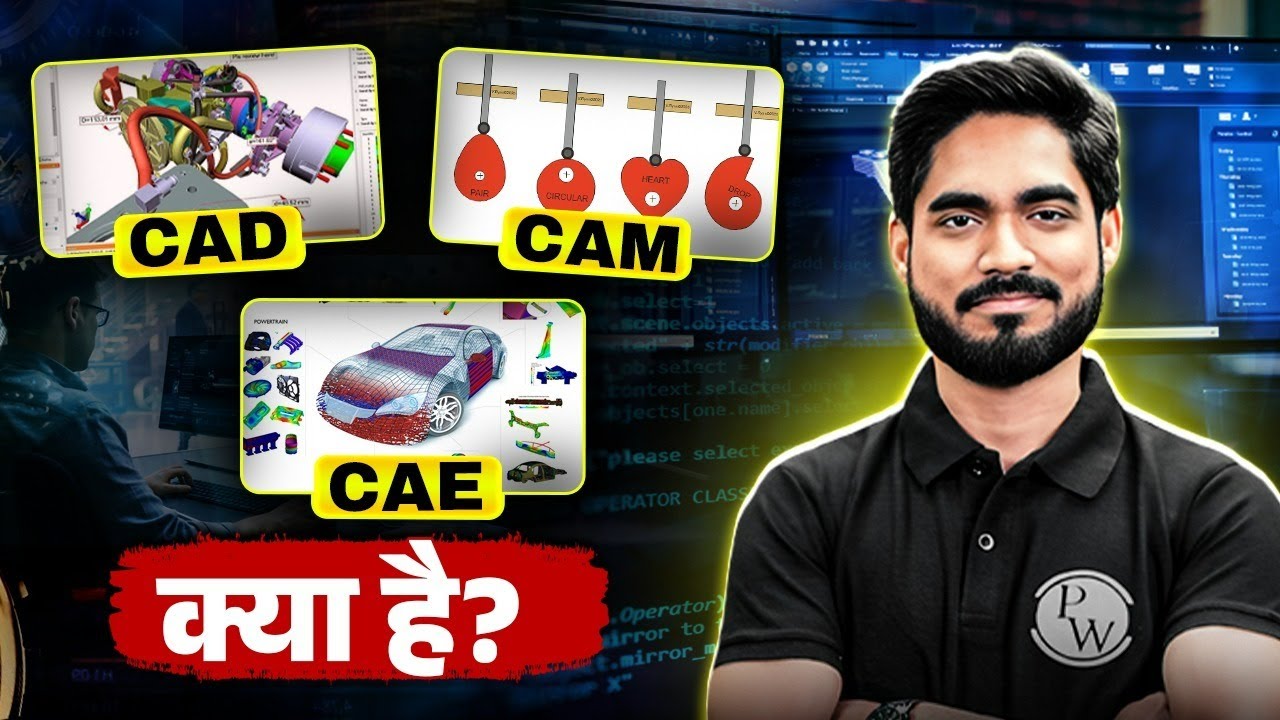 CAD, CAM aur CAE  क्या है ? | The Digital Revolution of Mechanical Engineering