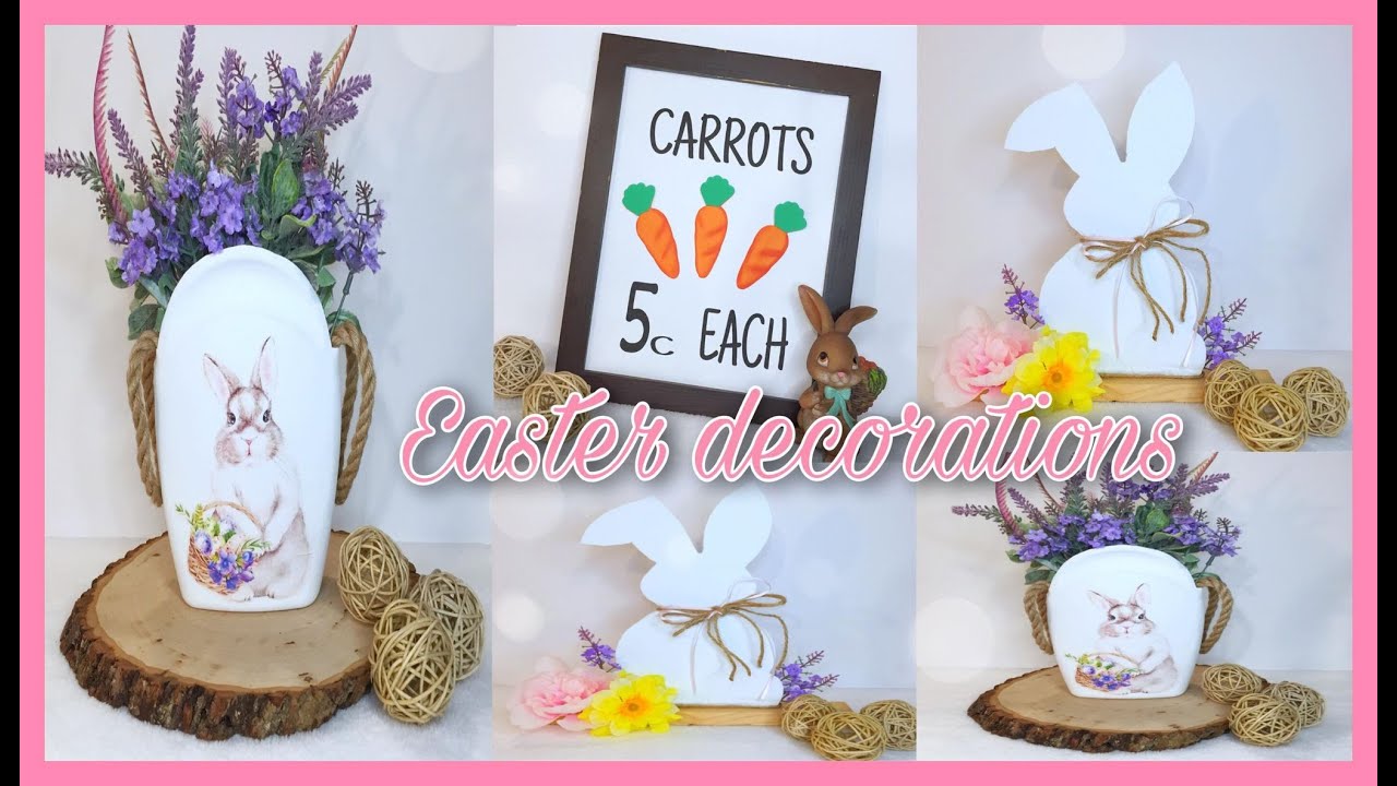 DIY DECORACIONES DE PRIMAVERA PARA DECORAR TU CASA/SPRING DECOR/ MANUALIDADES RECICLADAS