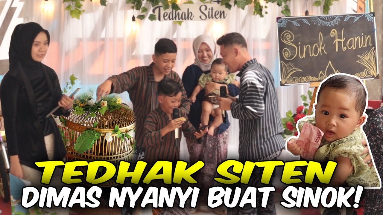 DIMAS NYANYI UNTUK SINOK!! DI ACARA 7 BULANAN PROSESI TEDHAK SITEN SINOK HANIN