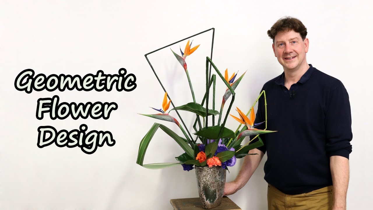How To Make A Geometric Modern Flower Arrangement