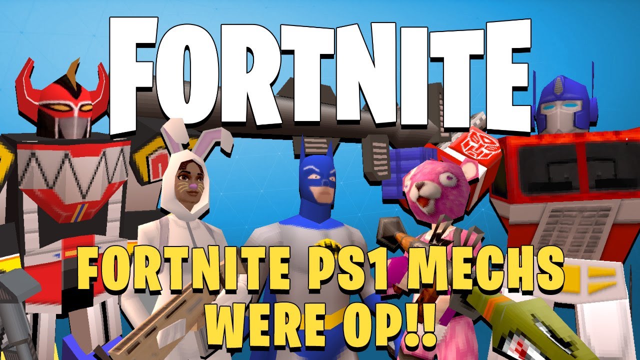 Fortnite Mechs on Playstation 1!?