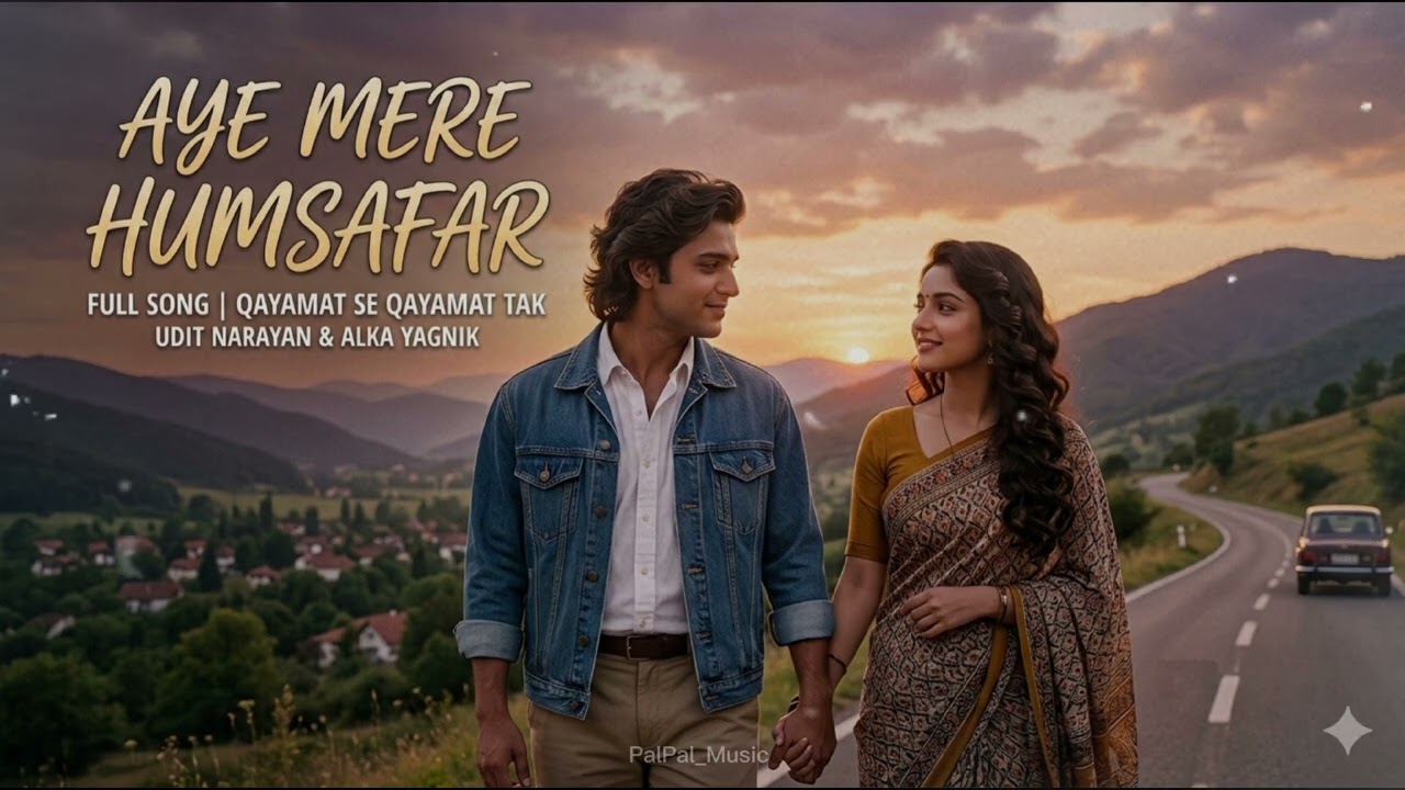 Aye Mere Humsafar ❤️ | 90’s Romantic Love Song |Evergreen Bollywood Vibes
