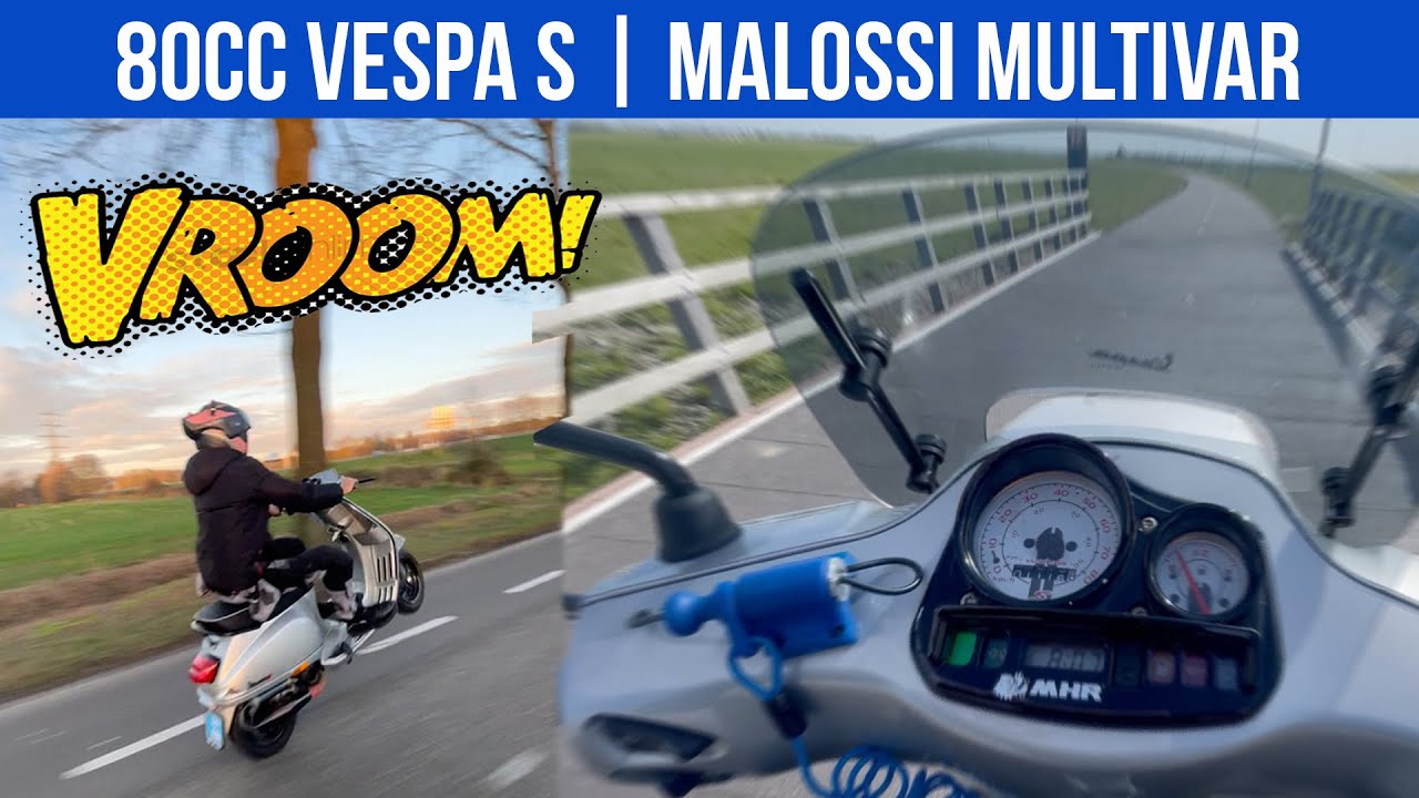 80CC PIAGGIO VESPA S | MALOSSI MULTIVAR
