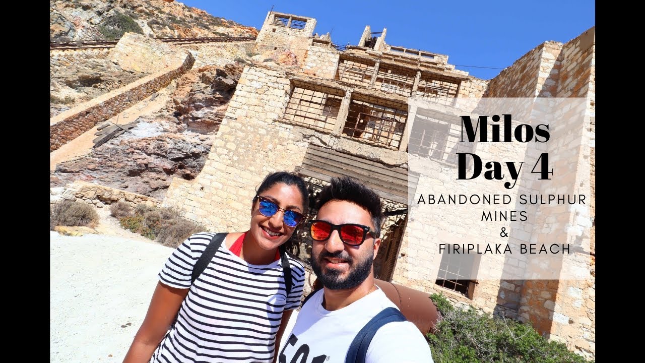 Milos, Greece - Day 4 (Abandoned Sulphur Mine and Firiplaka Beach!)