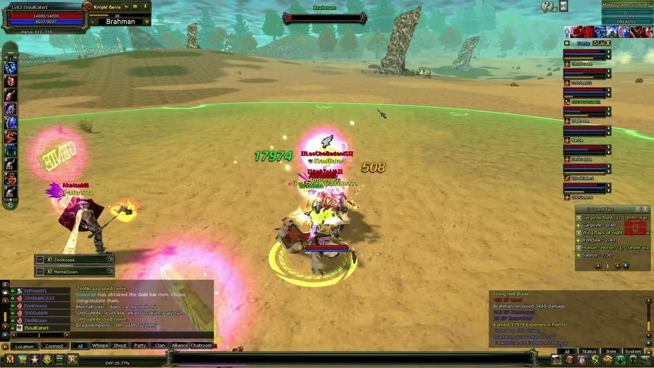 ¡IMPOSIBLE! ¿PARTY EXP en el Server Más Antiguo de USKO? Knight Online 2025
