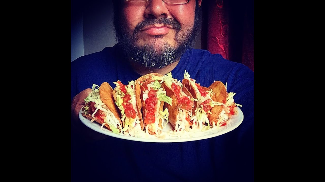 Asmr #444 MOMS CHICKEN TACOS!!!!